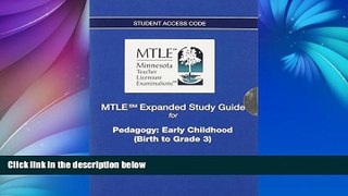 Big Deals  MTLE Expanded Study Guide -- Access Card -- for Pedagogy: Early Childhood (Birth to
