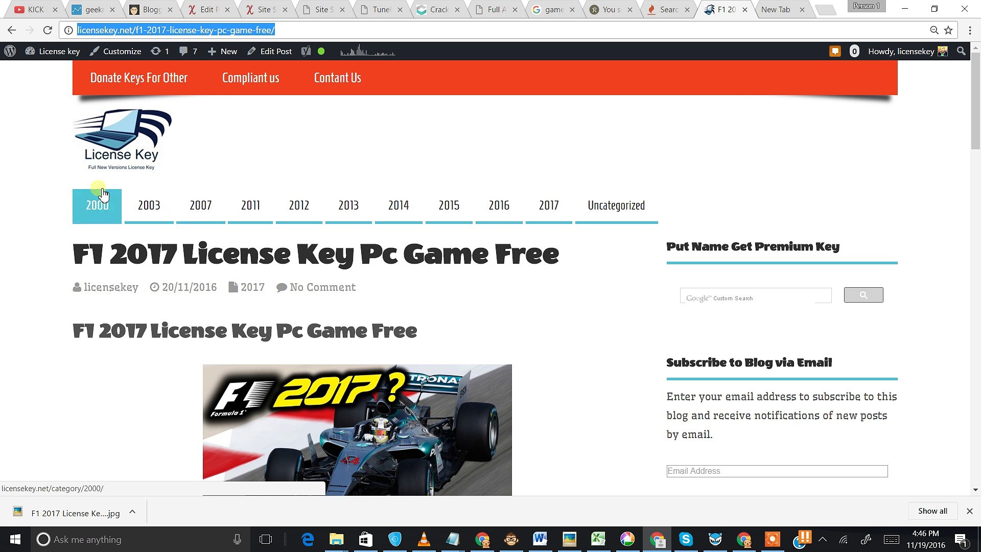 F1 2017 License Key Pc Game Free - video Dailymotion