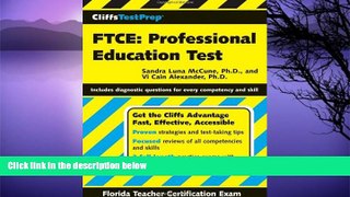 Big Deals  CliffsTestPrep FTCE: Professional Education Test  BOOOK ONLINE