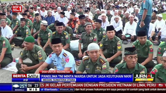 Panglima TNI Minta Masyarakat Jaga Keutuhan NKRI