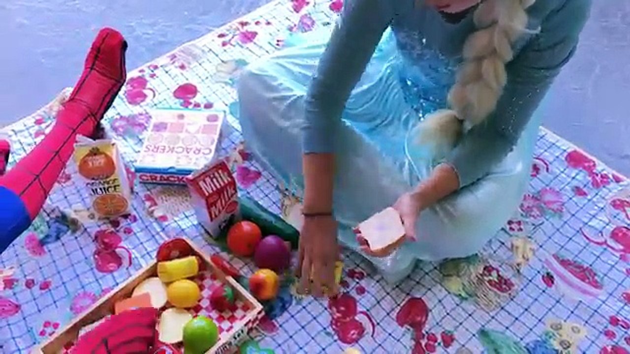 Elsa Eats Bug! Spiderman, Joker, Maleficent Fun Superhero Prank Movie In Real Life In 4K!