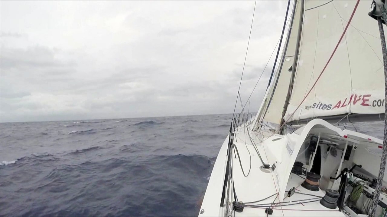 Rich Wilson crossing the equator