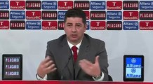Rui Vitória explica o que se passa com Jardel