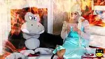 Frozen Elsa VAMPIRE TOILET ATTACK Spiderman vs Joker Maleficent Princess Anna Toys Superheroes IRL
