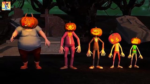 Pumpkin head cartoons finger family | Finger Family Halloween | 3D Nursery Rhymes for Children