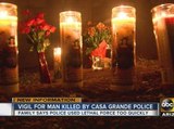 Vigil held for Casa Grande man killed during officer-involved shooting