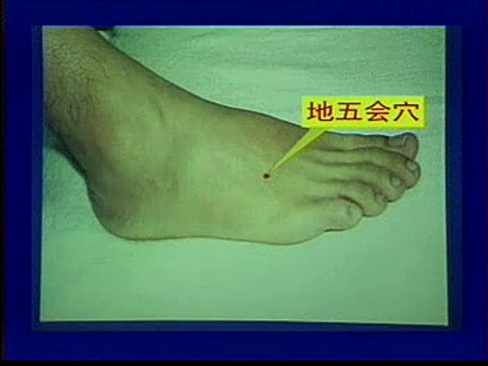 DIY Finding Foot Acupuncture Points (18) Di Wu Hui