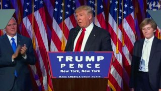 Donald Trump's victory speech in full – video