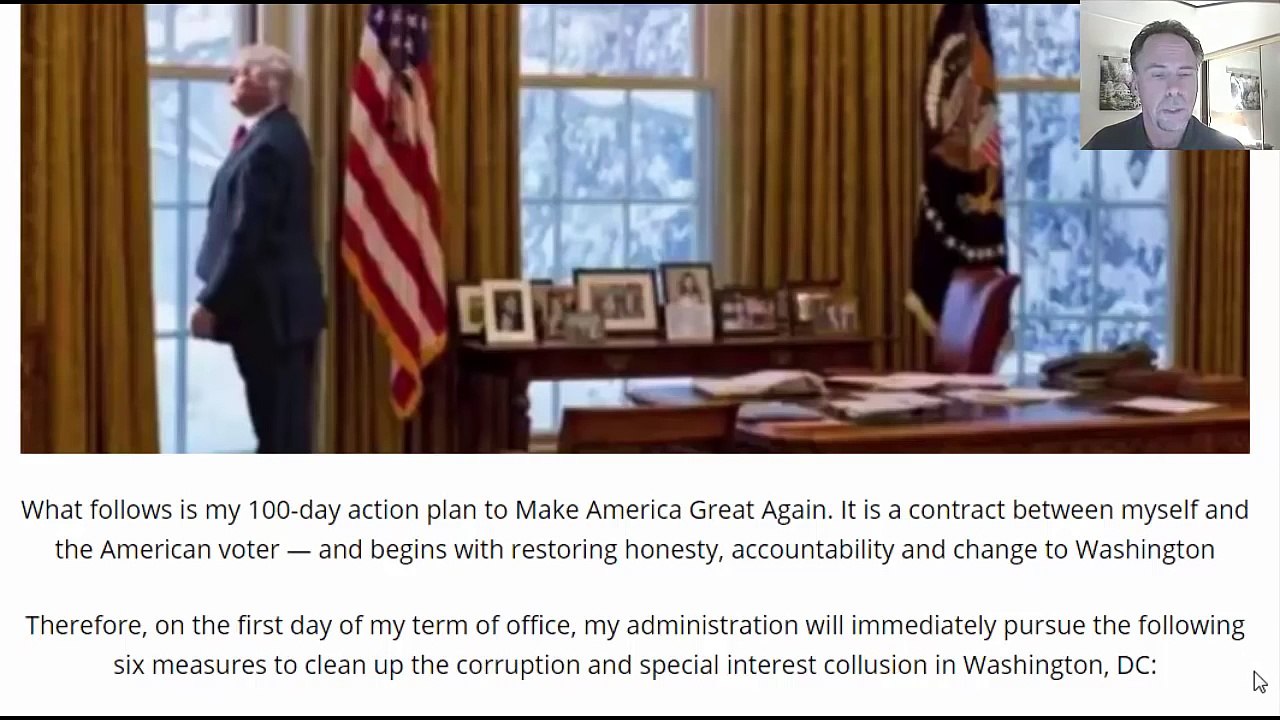 Donald Trump’s plan for his first 100 DAYS!!!