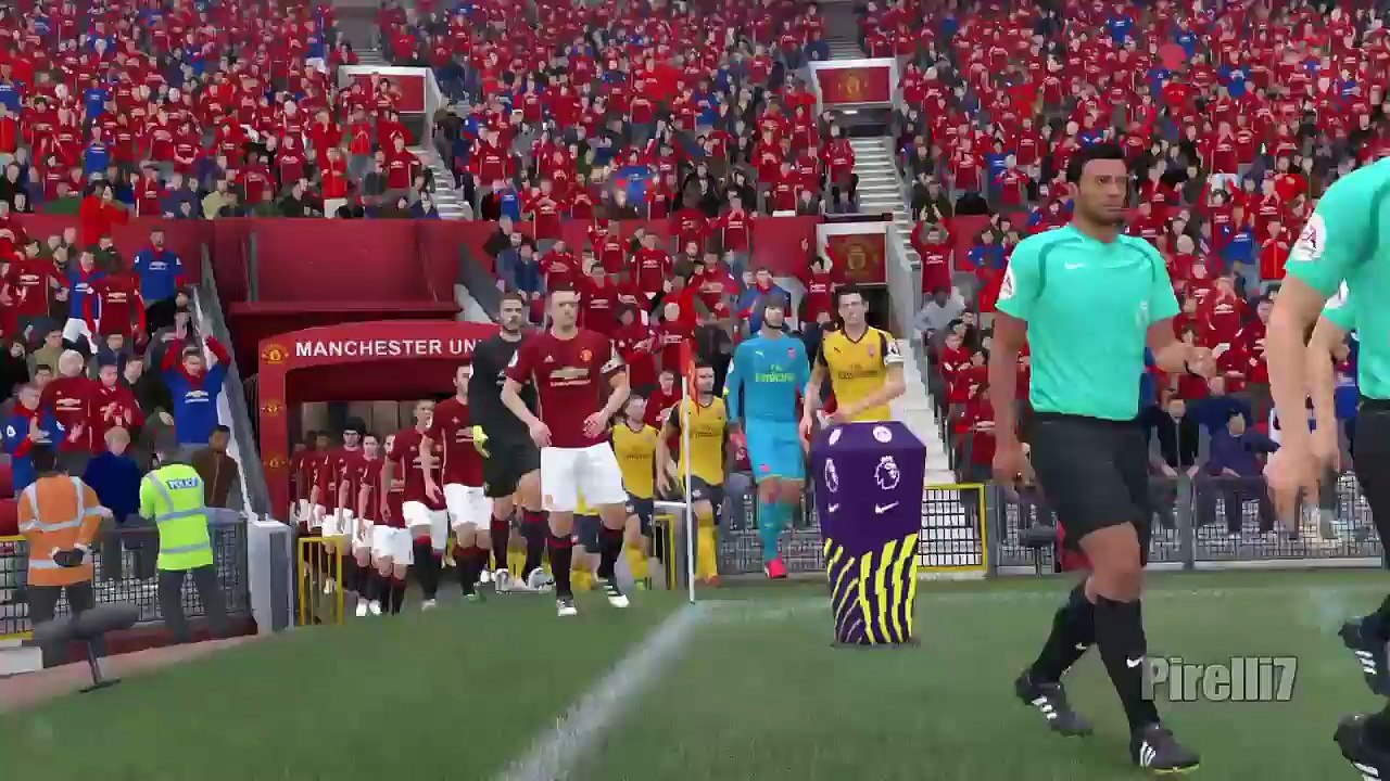 Manchester United vs Arsenal 1-1 |Premier League| FIFA 17 Predicts - 19/11/2016 - by Pirelli7