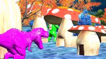 Color Pig Dinosaurs Fight | Colour Dinosaur Vs Colour Pig Fight | Dinosaur Pig Cartoons For Children