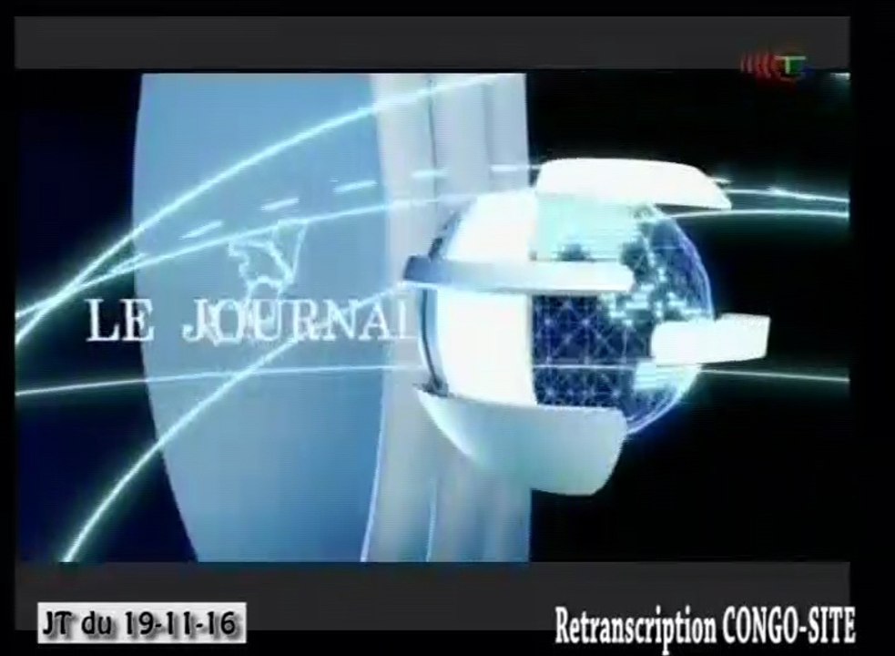 Journal de 20h TVCongo du samedi 19 novembre 2016 -By Congo-Site