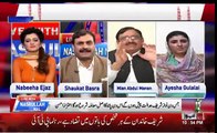 Intense debate between Shaukar Basra and Mian Abdul Manan of PMLN.