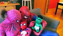 Spider-Baby & Pink SpiderGirl vs Spiderman - Spider Familly in Real Life - Fun Superhero Movie!