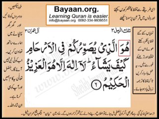 Quran in urdu Surah 003 AL e Imran Ayat 006 Learn Quran translation in Urdu Easy Quran Learning