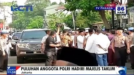 Kapolri dan Puluhan Anggota Polri Hadiri Majelis Taklim di Kwitang