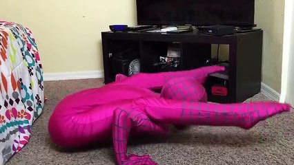 Pink Spidergirl vs Joker - Spidergirl SUPER Crazy Gymnastics! - Funny Superheroes