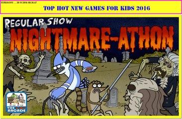 ☻ NIGHTMARE-ATHON ☺ REGULAR SHOW ☺☻ Top Baby Games ♥ Compilation HD ♥ Video Game 2016