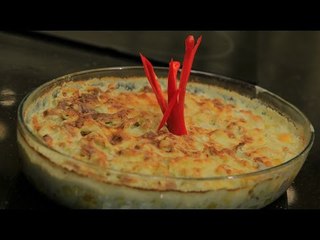 مكرونة بالقرع والبيف بيكون | الشيف شربيني