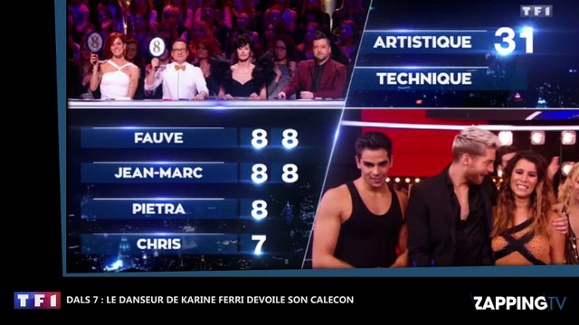 DALS 7 – Karine Ferri : Son danseur montre ses fesses pour inciter le public à voter (Vidéo)