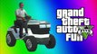 GTA 5 Online Funny Moments Gameplay - Lawn Mower Squad, Security Cameras, Cutters, Burger Stand