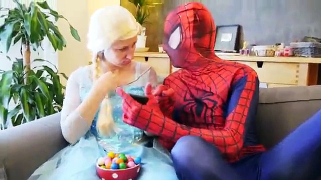 Spiderman Pinocchio Nose Problem vs Frozen Elsa! w/ Peppa Pig Spider Baby & Joker Funny Superhero