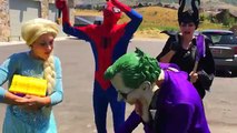 Joker Gets His Hand Chopped Off!?!? Spiderman And Frozen Elsa Pirates In 4K