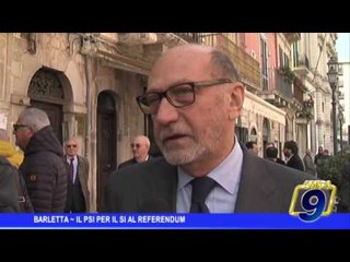 Barletta |  Il Psi per il sì al Referendum
