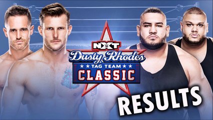 WWE NXT Takeover Toronto - Dusty Rhodes Tag Team Classic Finals RESULT