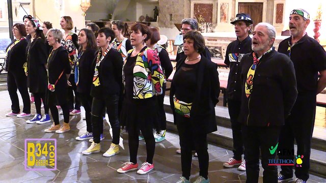 Bessan-Téléthon La chorale à ma soeur