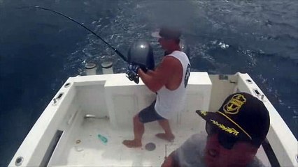 Fishing boat flips in ocean