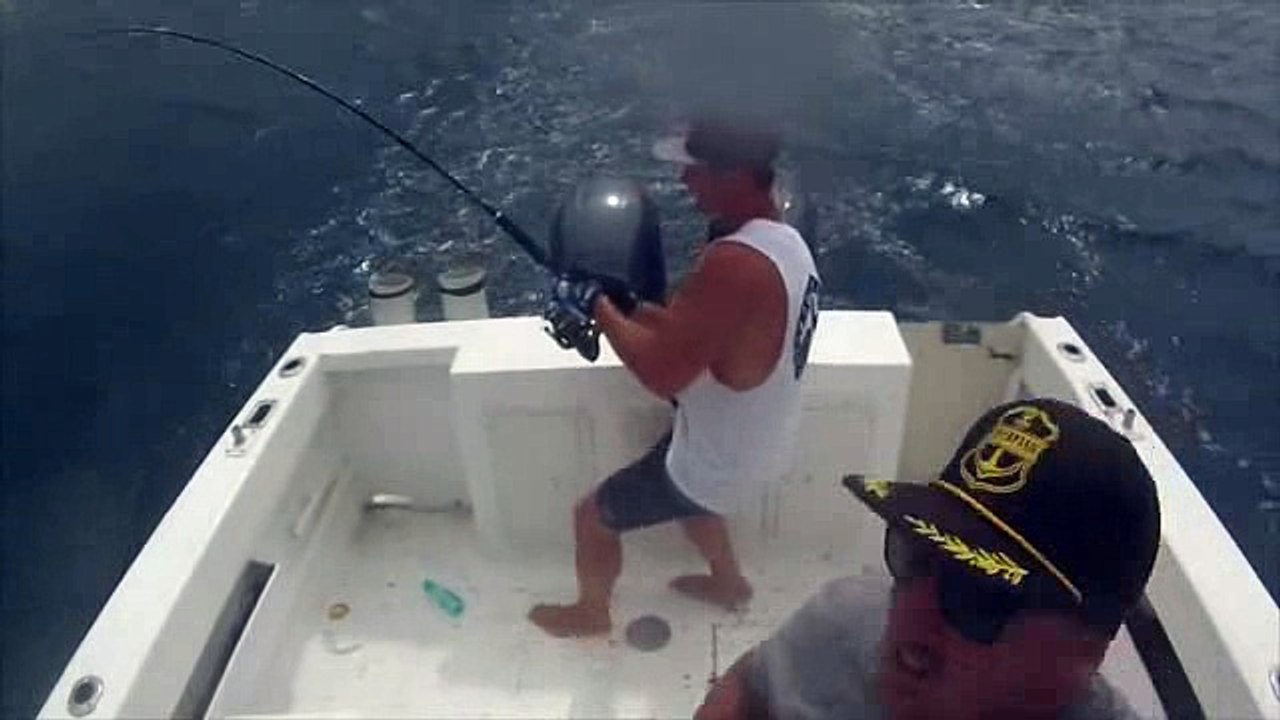Fishing boat flips in ocean