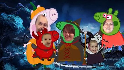 Мисс Кэти и мистер Макс Семья пальчиков Свинка Пеппа Малифисента и Хэлоуин на русском для детей