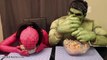 Pink Spidergirl vs Hulk vs Venom - Real Life Fruit Loops Breakfast Cereal Fun Superhero Movie