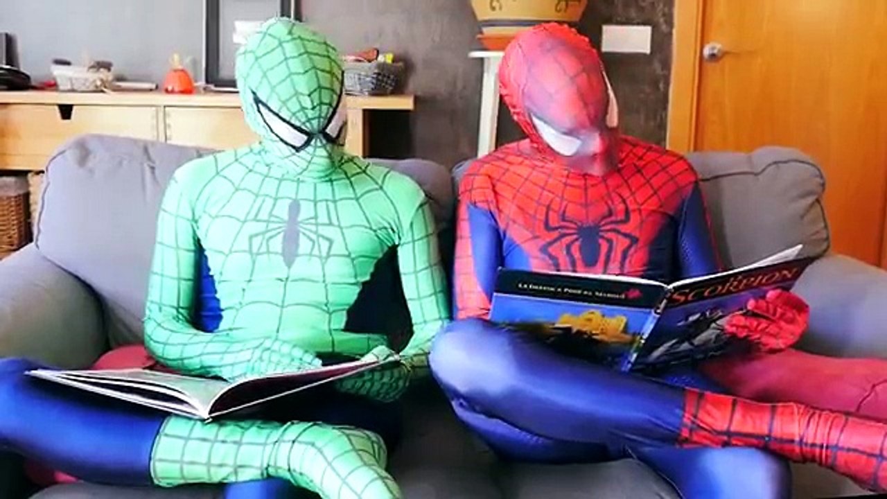 Maleficent Dunkin Donuts For Spiderman & Frozen! Spider Girl Got Poisoned! HOME Cartoons for Kids!