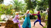 Frozen Elsa & Spiderman Vs Weather & Maleficent Captain America Hulk & Fun - Superhero Fun Movie :)