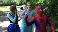 Spiderman, Elsa and Joker / Poop Adventure / SuperHeroes in New York