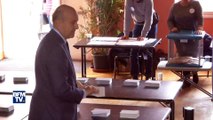 Primaire de la droite et du centre: Alain Juppé a voté à Bordeaux