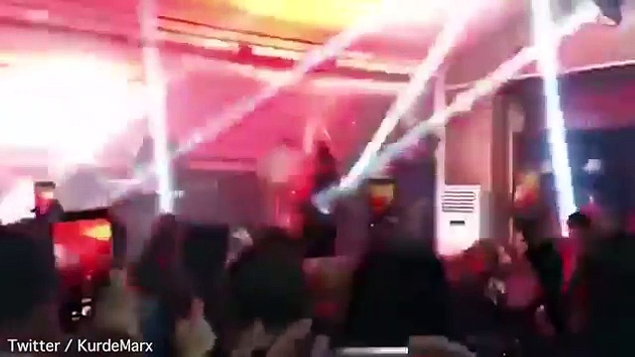 Horrifying moment bomb explodes at pop concert in Turkey