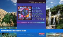 Deals in Books  English Learners, Academic Literacy, and Thinking: Learning in the Challenge Zone