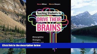 Big Sales  Teaching Students to Drive Their Brains: Metacognitive Strategies, Activities, and