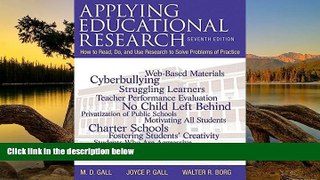 Big Sales  Applying Educational Research: How to Read, Do, and Use Research to Solve Problems of