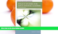 Big Sales  Policy Studies for Educational Leaders: An Introduction (4th Edition) (Allyn   Bacon