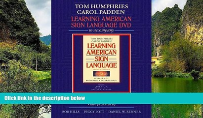 Deals in Books  Learning American Sign Language DVD to accompany Learning American Sign Language -