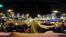 Les illuminations des Champs-Elysées en 360°