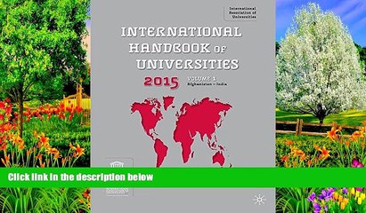 Buy NOW  International Handbook of Universities  Premium Ebooks Online Ebooks