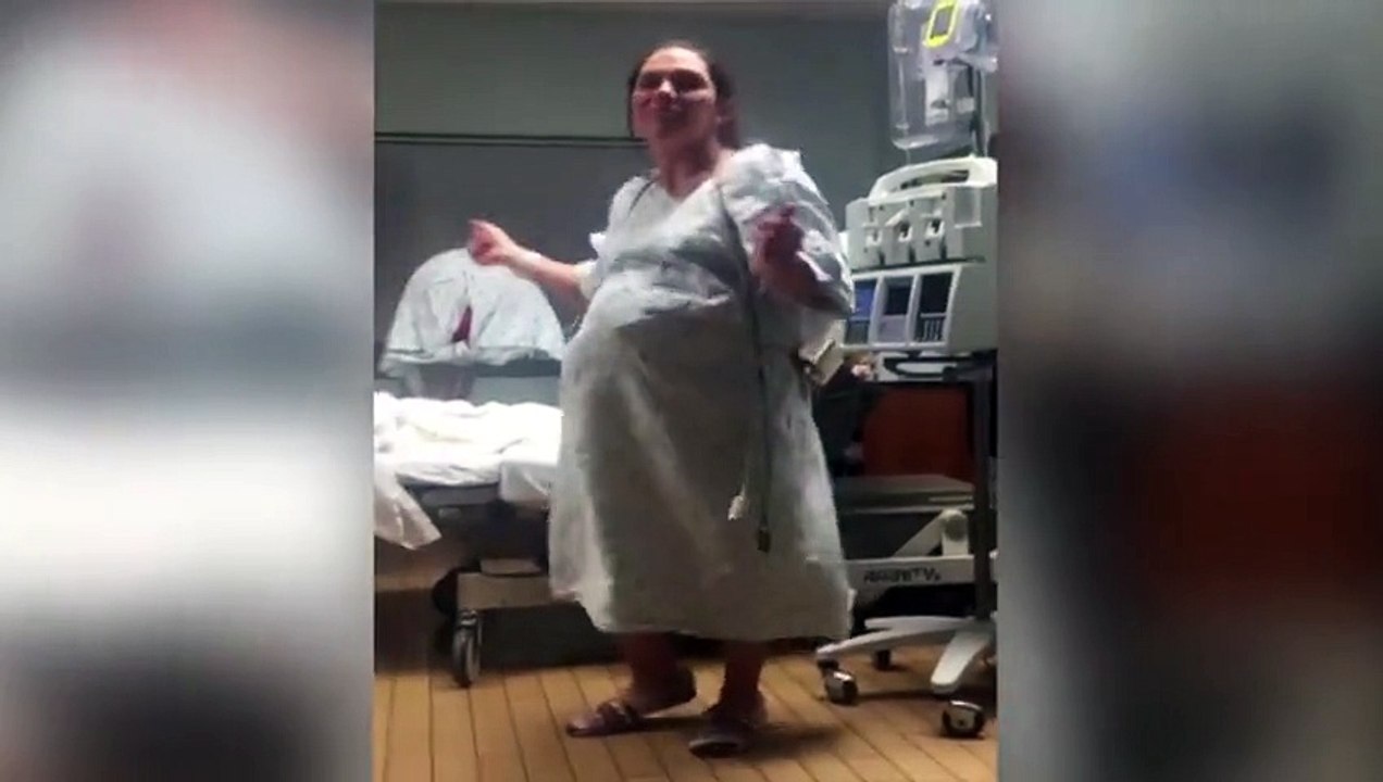 Cette femme enceinte sur le point d’accoucher va bien vous faire rire!