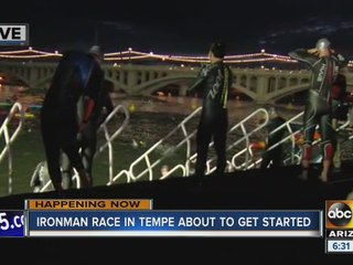 Ironman race gets underway in Tempe
