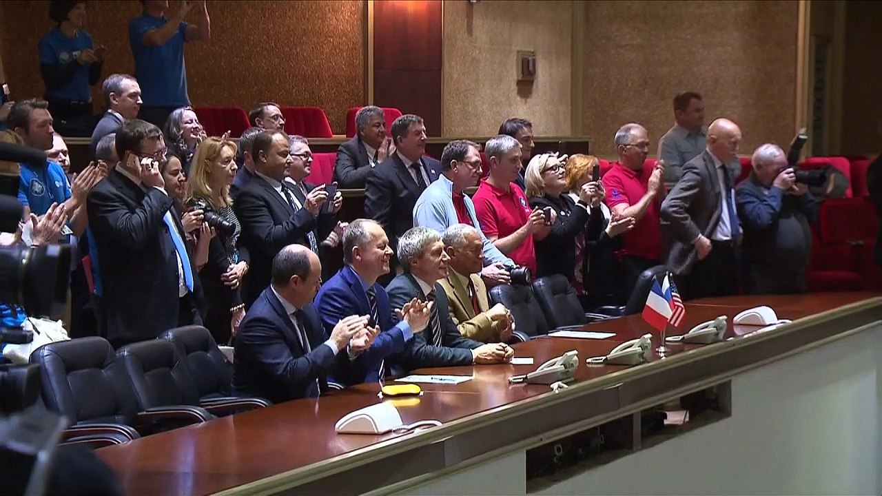 Três novos astronautas na Estação Espacial Internacional