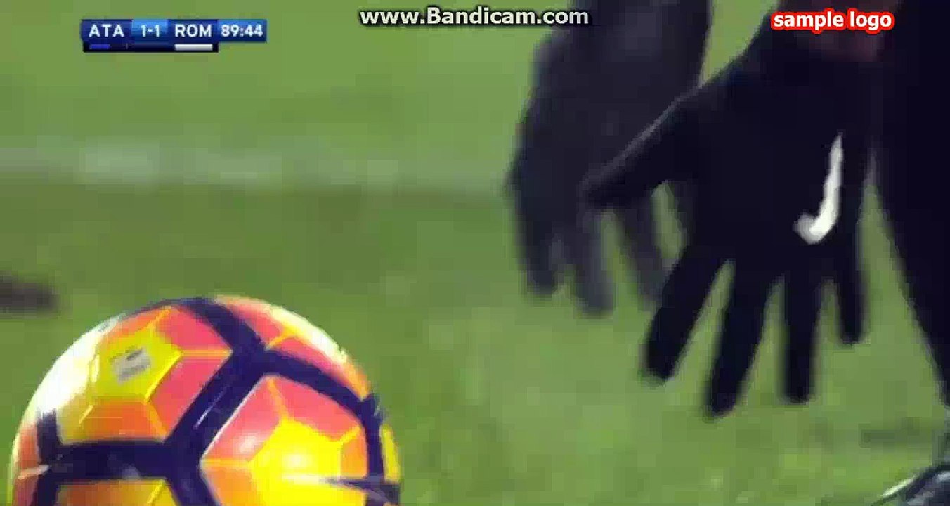 Franck Kessie Penalty Goal HD - Atalanta Bergamo 2-1 AS Roma - 11.20.2016 HD